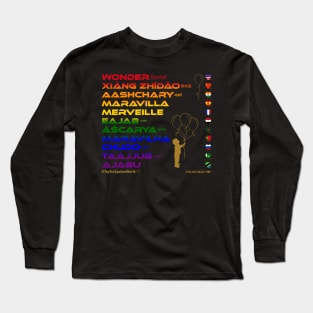 WONDER: Say ¿Qué? Top Ten Official (World) (Rainbow) Long Sleeve T-Shirt